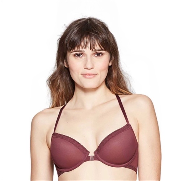 Nwt Auden The Ace Racerback Demi Bra - Picture 1 of 9